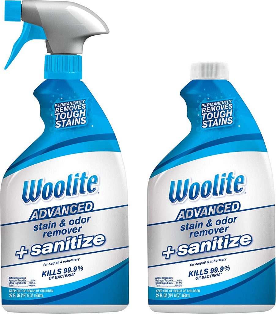 Woolite Advanced Formula Stain and Odor Remover + Sanitize Liquid Carpet Cleaner