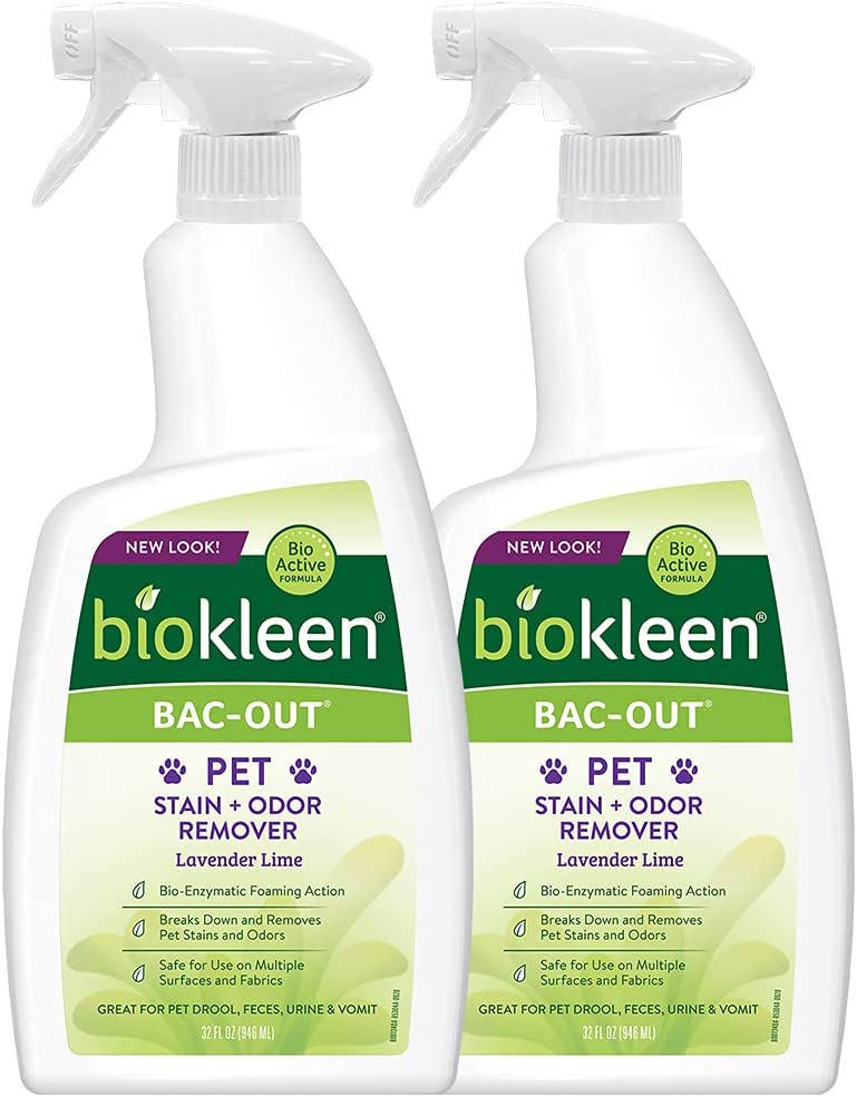 Biokleen Bac-Out Carpet Cleaner Spray and Pet Urine Odor Eliminator 