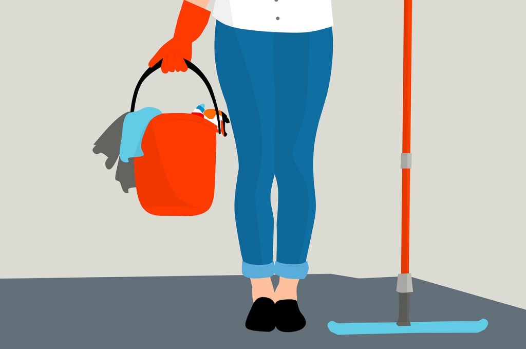 how to clean a dirty mop